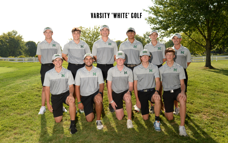 Boys Varsity White Golf Team