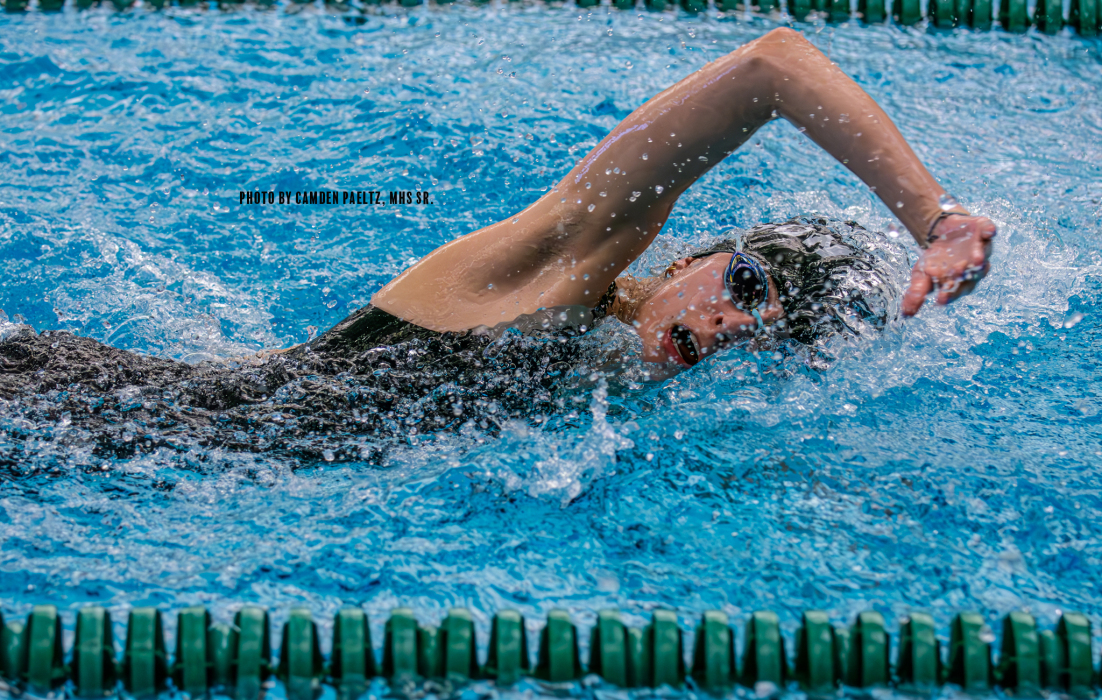 girl swimming