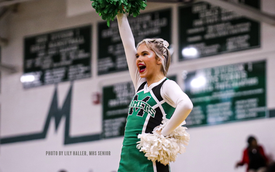 girl cheering