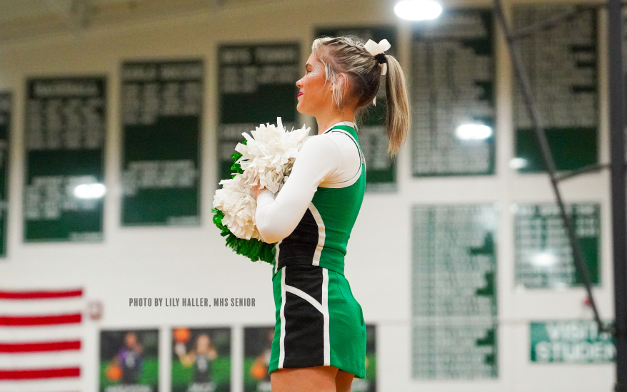 girl cheering