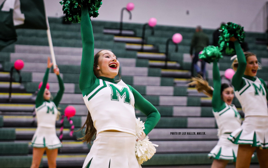 girls cheering